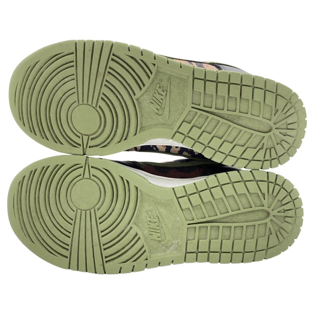NIKE ナイキ DH0957-001 Dunk Low SE Black Multi Camo ダンク ロー SE ブラック マルチカモ ローカットスニーカー カーキ系 26cm【中古】