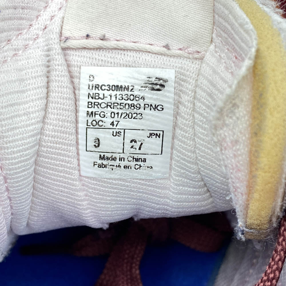 JUNYA WATANABE COMME des GARCONS ジュンヤワタナベコムデギャルソン 23SS NBJ-1133064 × NEW BALANCE RC30 オレンジ バーガンディ ローカット スニーカー オレンジ系 エンジ系 27cm【中古】