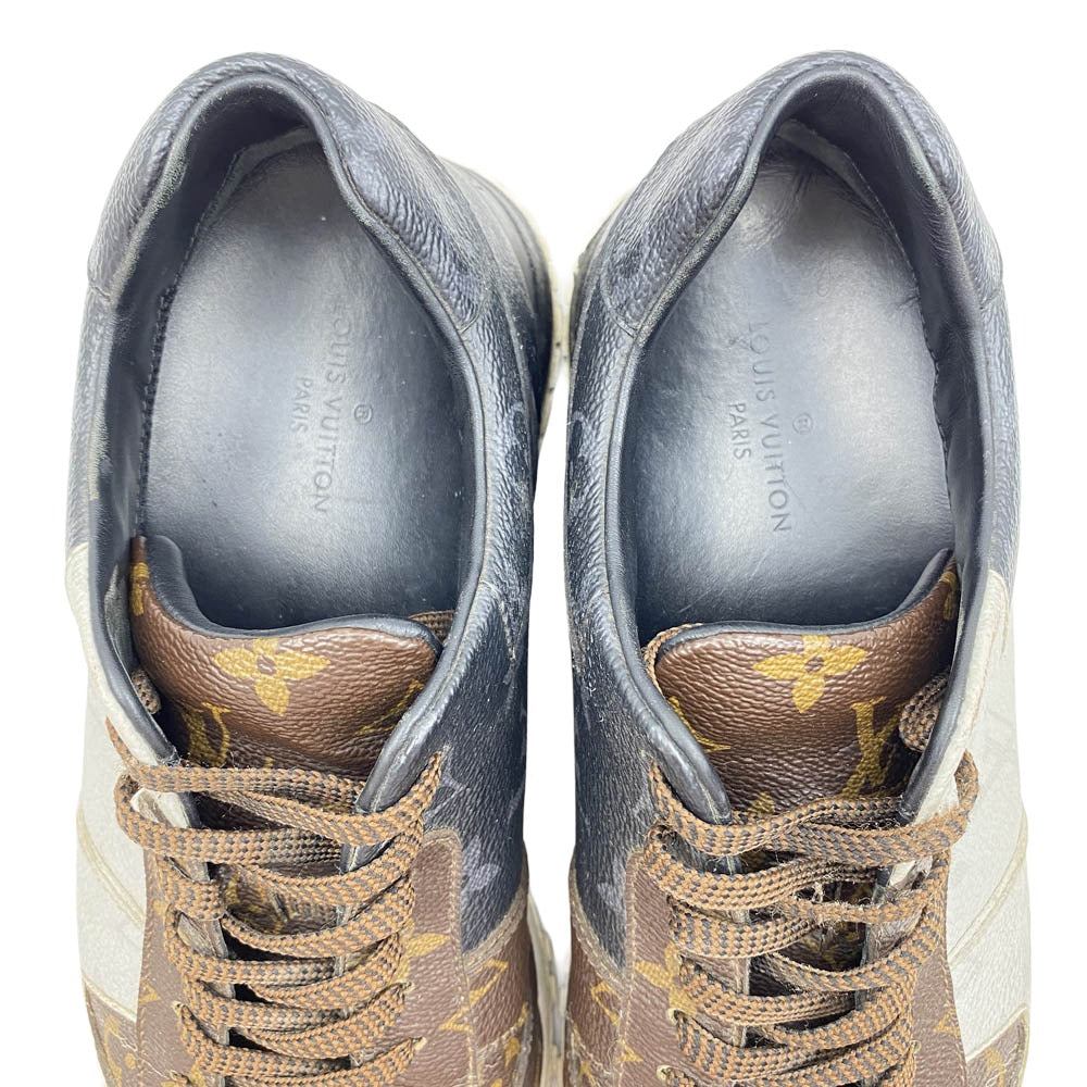 LOUIS VUITTON ルイ・ヴィトン 1A3N7R ランアウェイ モノグラム ローカット スニーカー ブラウン系 5.5【中古】
