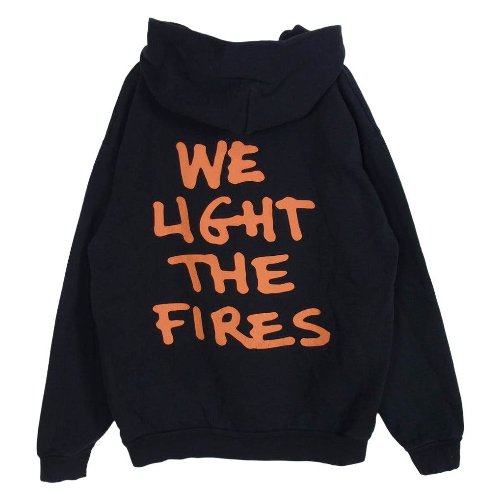Wasted Youth ウェイステッドユース × BABYLON バビロン PULLOVER HOODIE ロゴ プルオーバー フーディー パーカー ブラック系 L【中古】