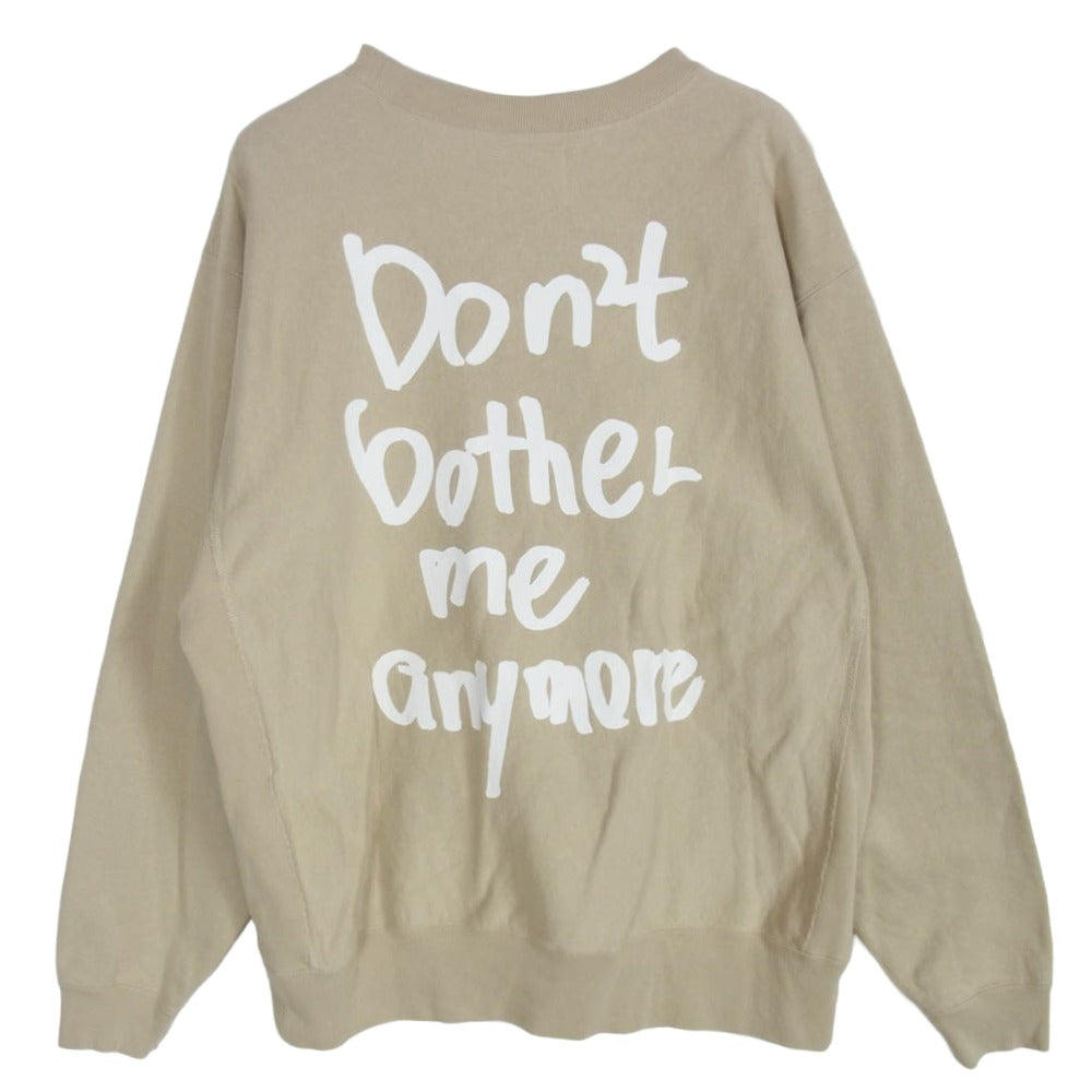 Wasted Youth ウェイステッドユース LOGO SWEAT ロゴ スウェット トレーナー ベージュ系 XL【中古】