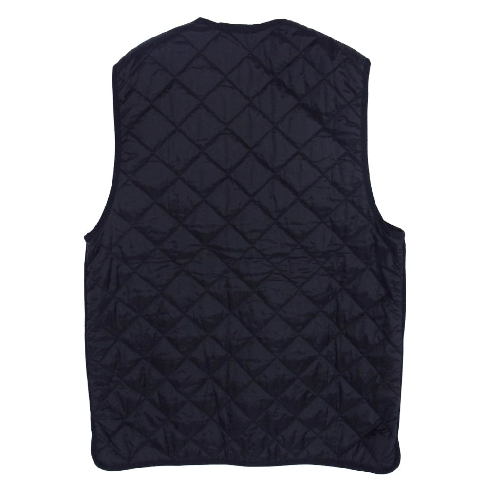 Barbour バブアー mli0001 bk91 QUILTED WAISTCOAT ZIP IN LINER キルティング ベスト ジレ ブラック系 38【中古】
