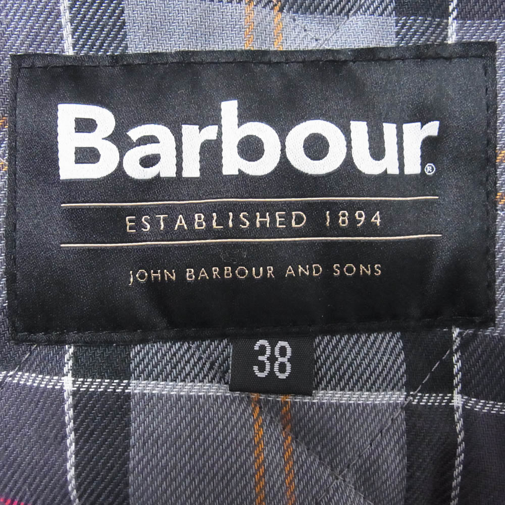 Barbour バブアー mli0001 bk91 QUILTED WAISTCOAT ZIP IN LINER キルティング ベスト ジレ ブラック系 38【中古】