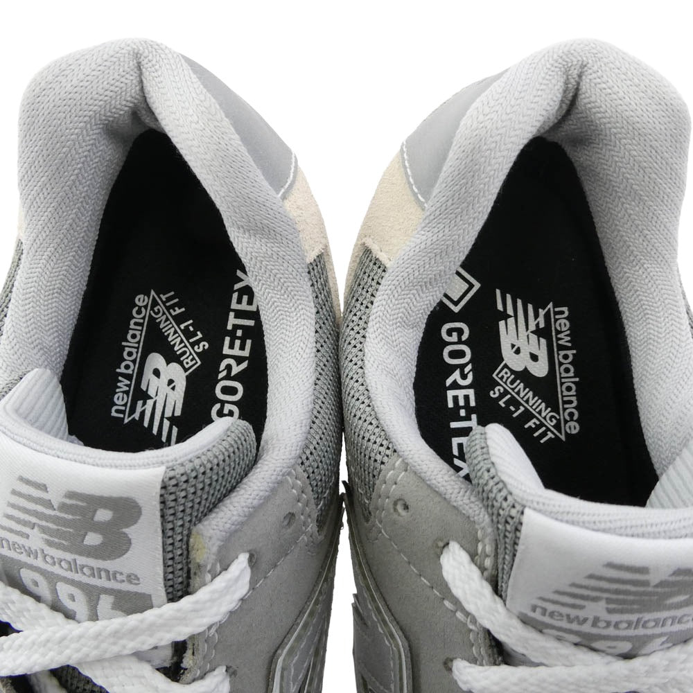 NEW BALANCE ニューバランス CM996XA2 GORE-TEX ローカット スニーカー グレー系 26.5cm【中古】
