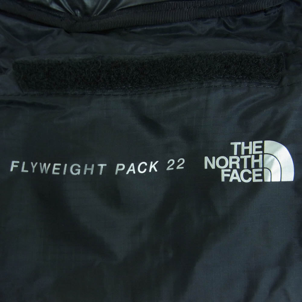 THE NORTH FACE ノースフェイス NM81950 FLYWEIGHT PACK22 フライウェイト パック デイパック バックパック 折り畳み リュック バッグ ブラック系【中古】