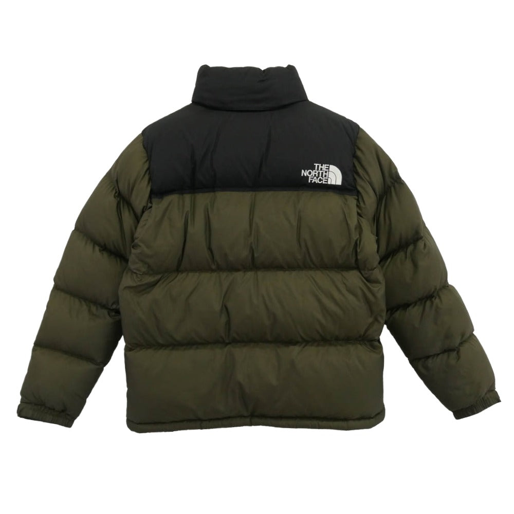 THE NORTH FACE ノースフェイス ND92335 Nuptse Jacket ヌプシ ダウン ジャケット カーキ系 ブラック系 S【中古】