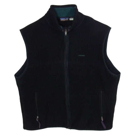 patagonia パタゴニア 25182 97年製 USA製 SYNCHILLA シンチラ フリースベスト ブラック系 XL【中古】