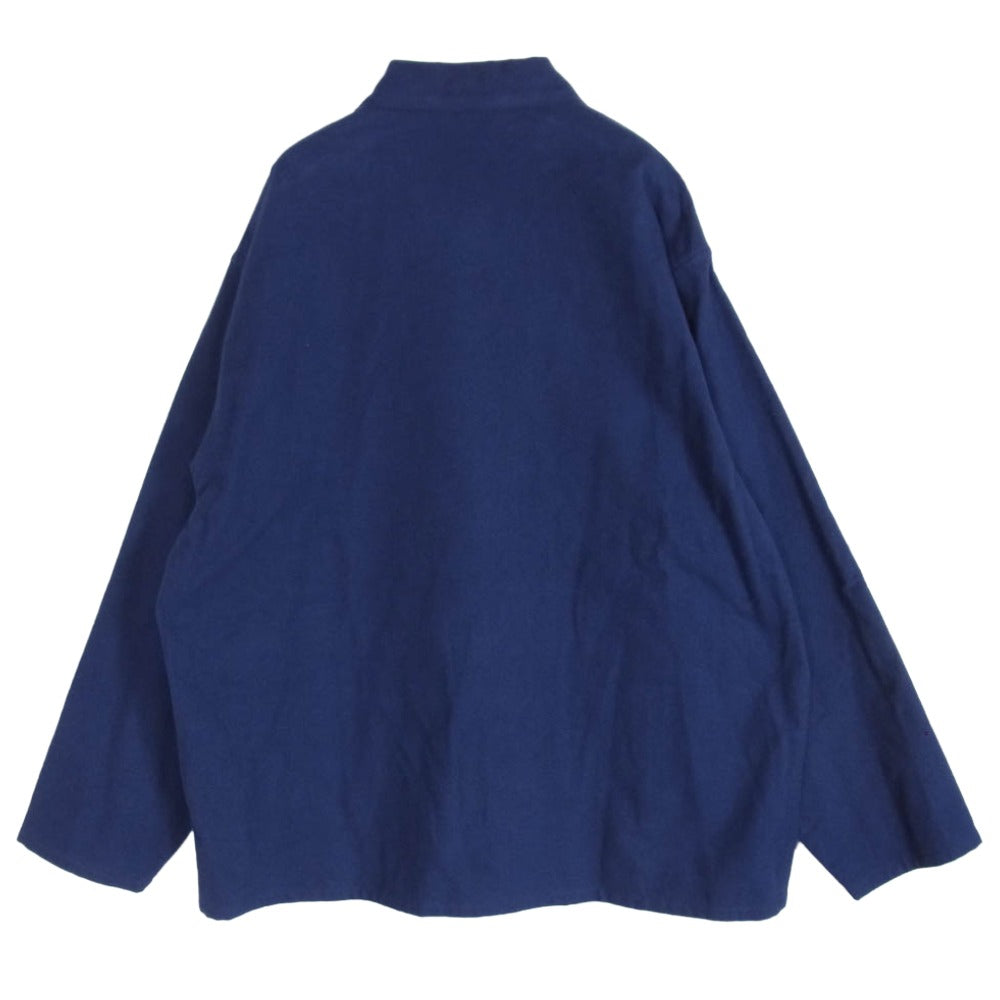 COMOLI コモリ 22AW W03-01019 コットンネル ワークジャケット カバーオール ROYAL BLUE 2【中古】