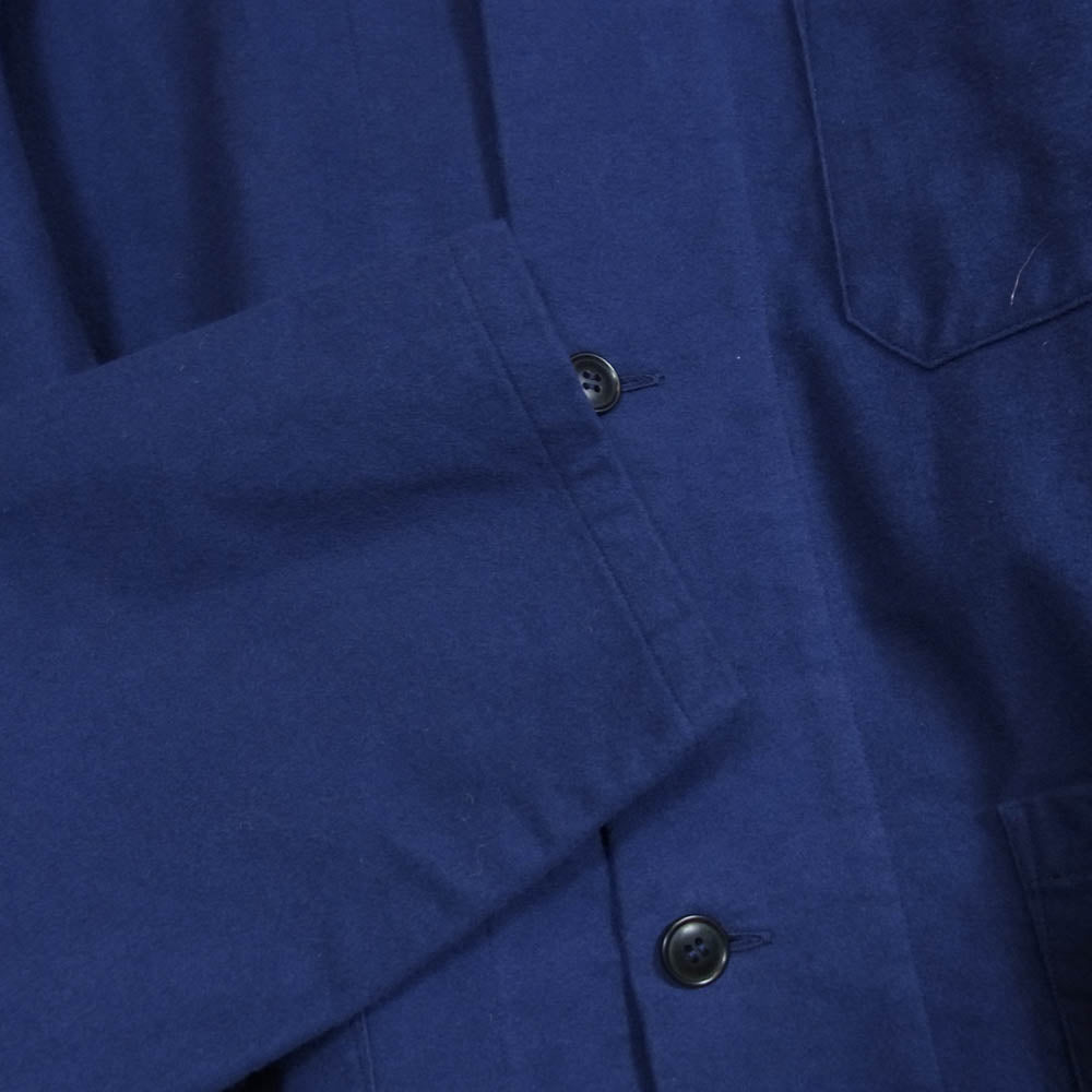 COMOLI コモリ 22AW W03-01019 コットンネル ワークジャケット カバーオール ROYAL BLUE 2【中古】