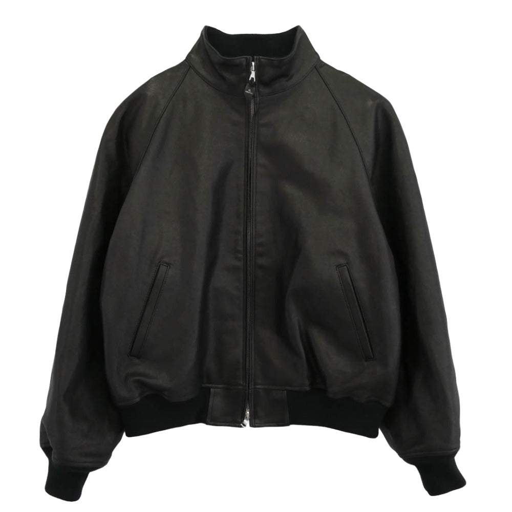 ヘリル 26SS 26-011-HL-8060-10 Lamb Leather Weekend Jacket ラムレザー ウィークエンド ジャケット ブラック系 1【中古】