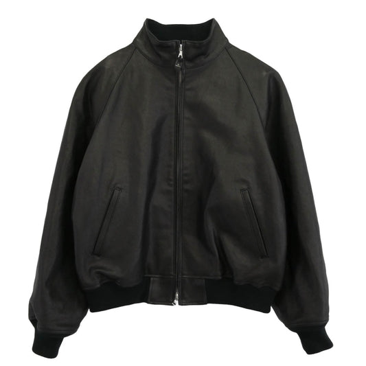 ヘリル 26SS 26-011-HL-8060-10 Lamb Leather Weekend Jacket ラムレザー ウィークエンド ジャケット ブラック系 1【中古】