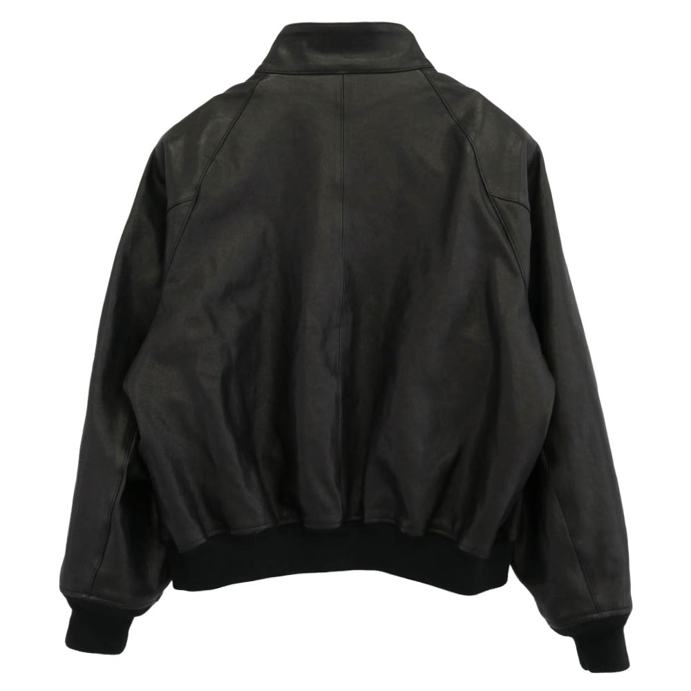 ヘリル 26SS 26-011-HL-8060-10 Lamb Leather Weekend Jacket ラムレザー ウィークエンド ジャケット ブラック系 1【中古】
