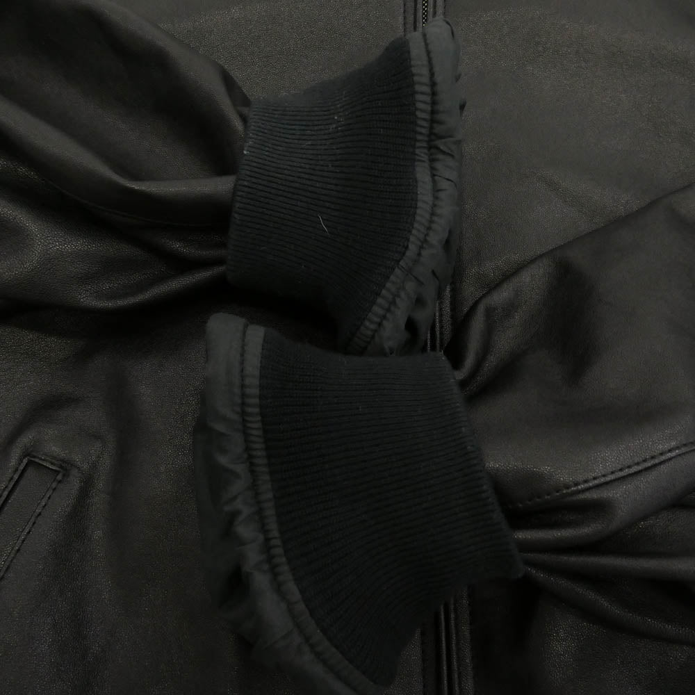 ヘリル 26SS 26-011-HL-8060-10 Lamb Leather Weekend Jacket ラムレザー ウィークエンド ジャケット ブラック系 1【中古】