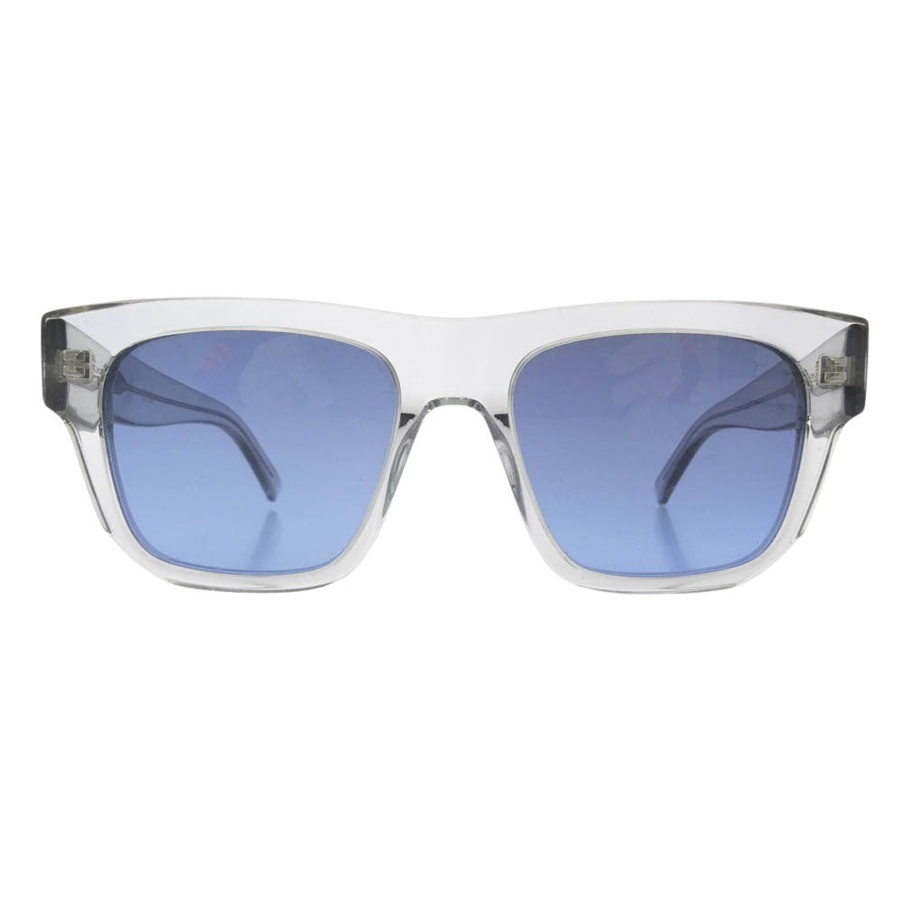 GIVENCHY ジバンシィ GV40002U クリアフレーム カラーレンズ サングラス クリア系 ブルー系 52□18【中古】