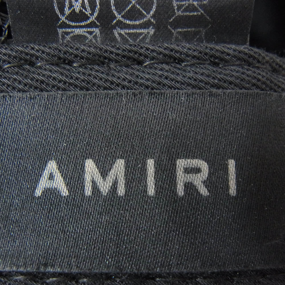 AMIRI アミリ 24AW SRPXMAH001SMRHDF0 Arts District Trucker Hat ロゴ刺繍 メッシュ キャップ トラッカー キャップ 帽子 ブラック系【中古】