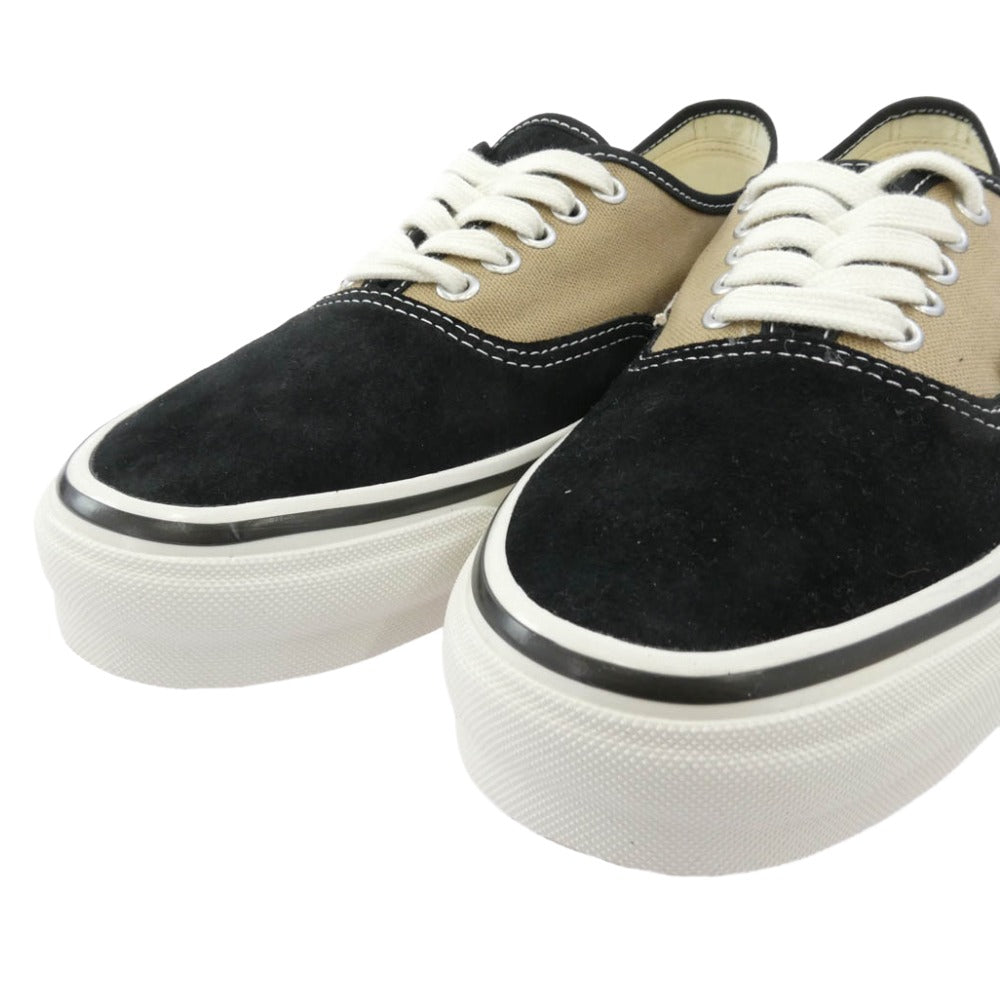 VANS バンズ VN000D9NGGT Premium Authentic 44 Archive Incense Brown プレミアム オーセンティック アーカイブ インセンス ブラウン キャンバス スエード スニーカー ブラック系 ブラウン系 27cm【極上美品】【中古】