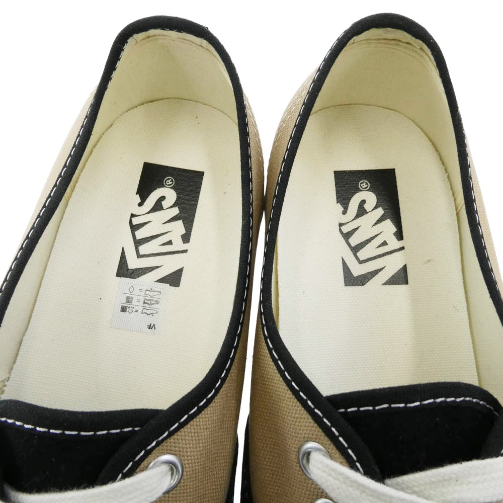 VANS バンズ VN000D9NGGT Premium Authentic 44 Archive Incense Brown プレミアム オーセンティック アーカイブ インセンス ブラウン キャンバス スエード スニーカー ブラック系 ブラウン系 27cm【極上美品】【中古】