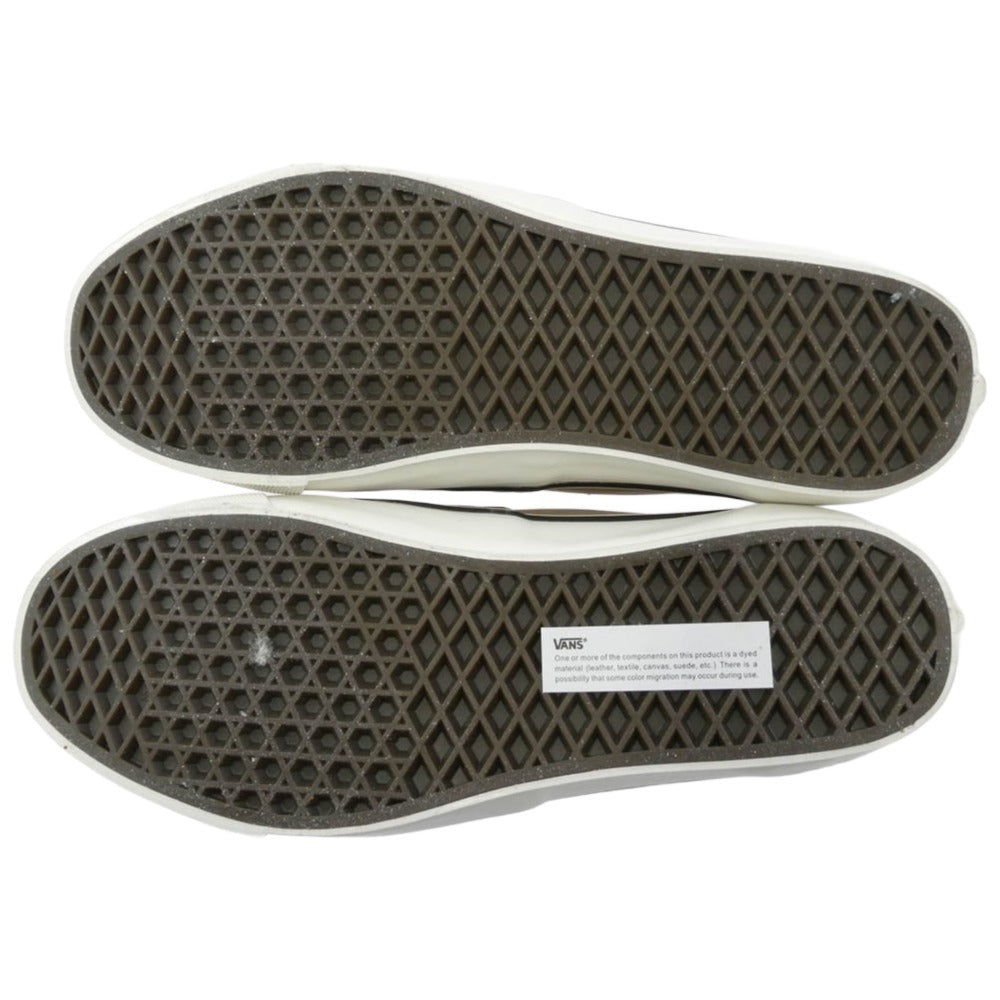 VANS バンズ VN000D9NGGT Premium Authentic 44 Archive Incense Brown プレミアム オーセンティック アーカイブ インセンス ブラウン キャンバス スエード スニーカー ブラック系 ブラウン系 27cm【極上美品】【中古】