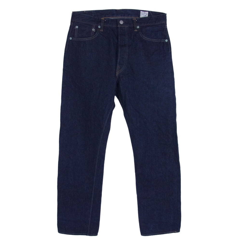 orSlow オアスロウ 105 ボタンフライ ジーンズ デニム パンツ インディゴブルー系 M【中古】