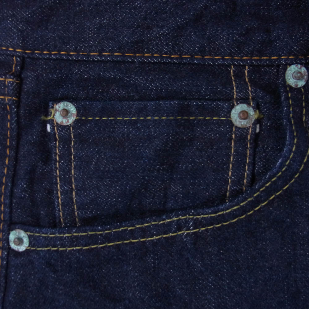 orSlow オアスロウ 105 ボタンフライ ジーンズ デニム パンツ インディゴブルー系 M【中古】