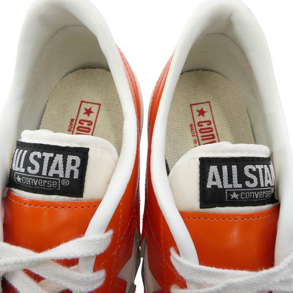 CONVERSE コンバース ONE STAR J ORANGE ワンスター オレンジ レザー スニーカー オレンジ系 US8.5(27cm)【極上美品】【中古】