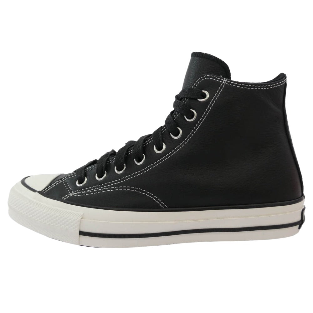 CONVERSE コンバース 1AD812 ADDICT アディクト CHUCK TAYLOR LEATHER HI チャックテイラー レザー ハイカット スニーカー ブラック系 27cm【極上美品】【中古】