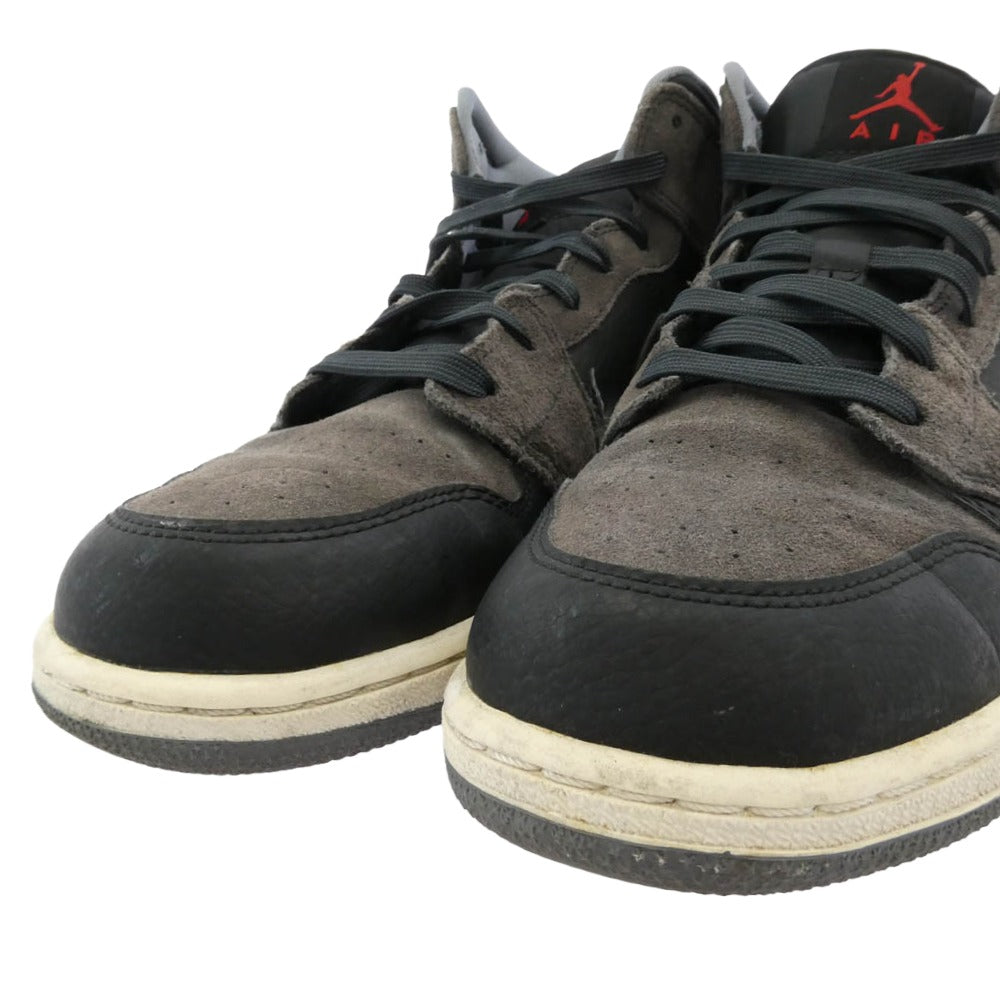 NIKE ナイキ 554725-018 AIR JORDAN 1 MID エアジョーダン ミッド スニーカー チャコール系 24.5cm【中古】