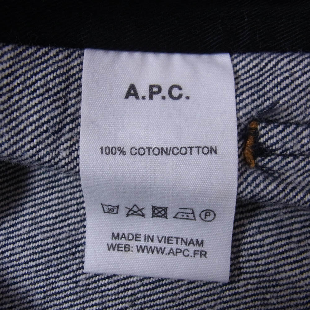 A.P.C. アーペーセー 2ndタイプ Gジャン デニム ジャケット インディゴブルー系 XS【中古】