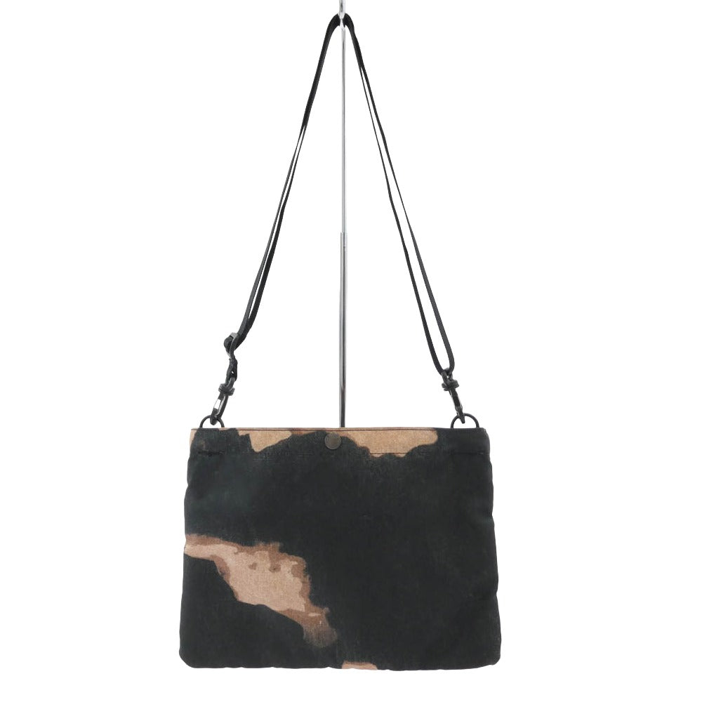 Supreme シュプリーム 21AW Bleached denim Print Shoulder Bag ブリーチド デニム プリント ショルダー バッグ ブラック系 ブラウン系【中古】