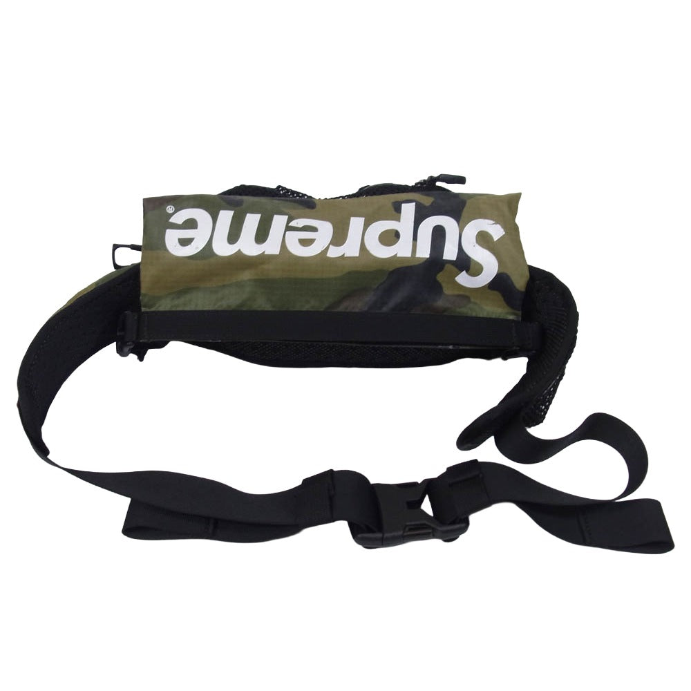Supreme シュプリーム 17SS NF0A3G6Z Waterproof Waist Bag camo ウォータープルーフ ウエスト バッグ カモ カーキ系【中古】