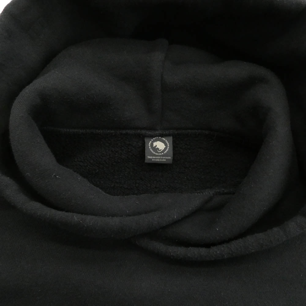 RATS ラッツ 22'RTC-1102 CLASSIC CROSS NECK HOODIE スウェットパーカー 芸能人着用 ブラック系 XL【中古】