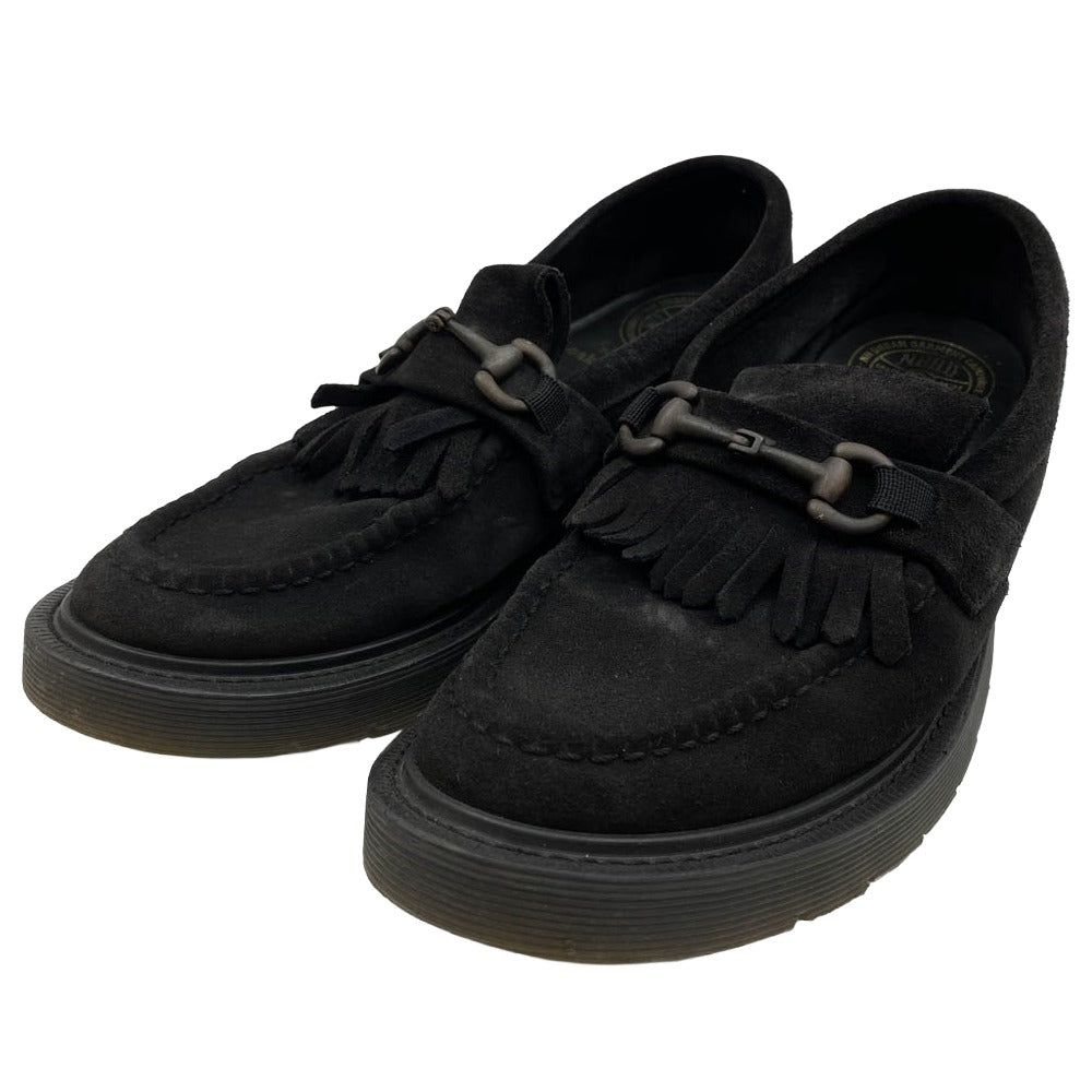 NEIGHBORHOOD ネイバーフッド × Loake ローク スエード フリンジ ビット ローファー ブラック系 8.5【中古】