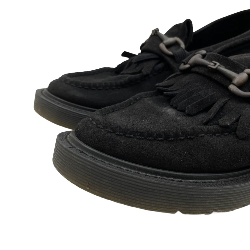 NEIGHBORHOOD ネイバーフッド × Loake ローク スエード フリンジ ビット ローファー ブラック系 8.5【中古】
