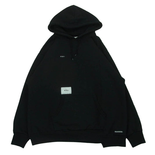 WTAPS ダブルタップス 19AW 192ATNHD-CSM03S NEIGHBORHOOD ネイバーフッド RIPPER HOODED SWEATSHIRT バックプリント プルオーバー パーカー フーディ ブラック系 03【中古】