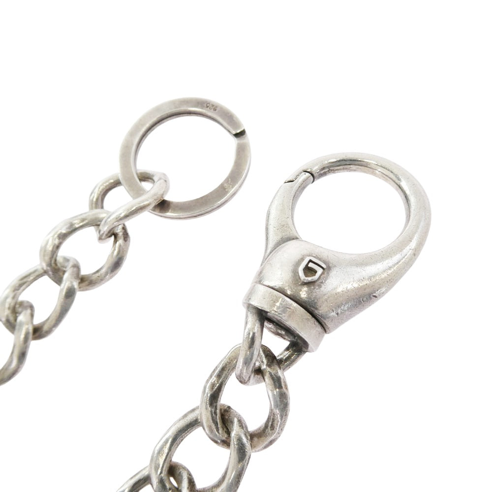 GARNI ガルニ Crack DC クロッケリー 1クリップ ウォレットチェーン シルバー系【中古】