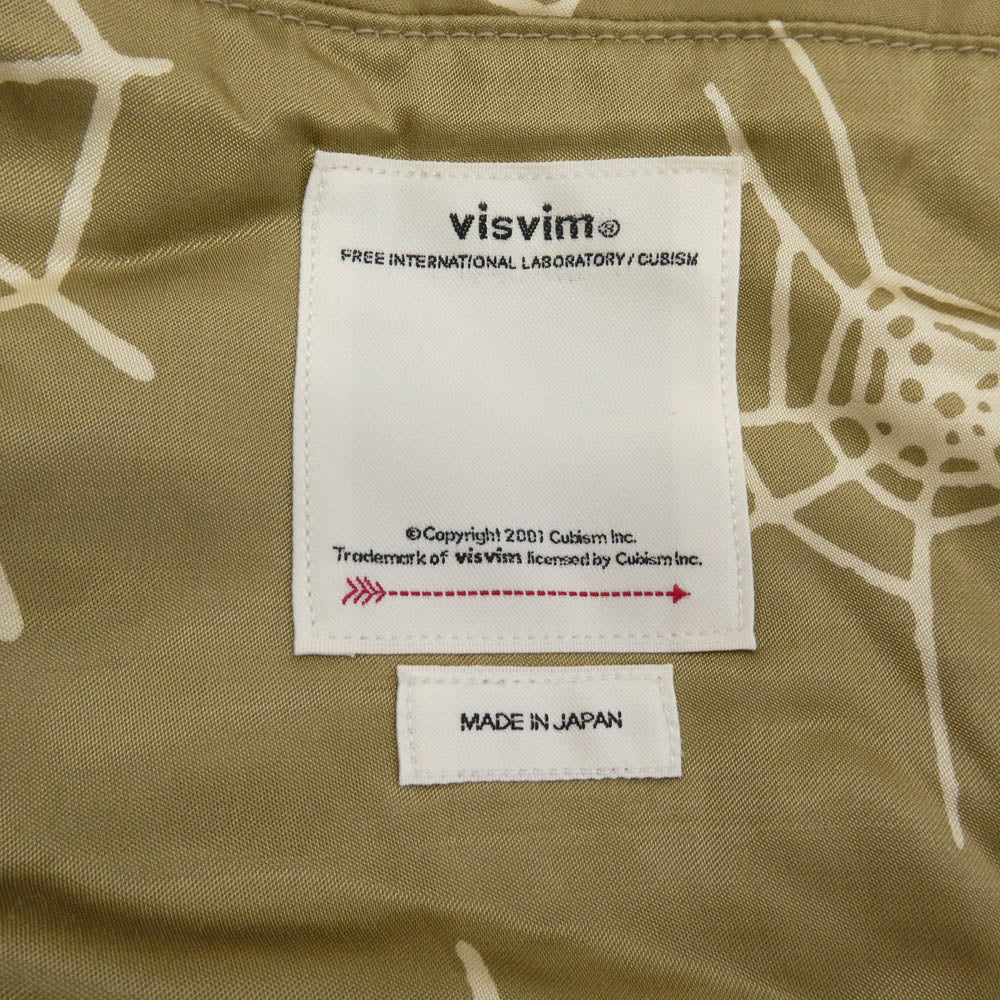 VISVIM ビズビム 0119405013010 NAPIER DRIVING COAT ネピア ドライビング コート ベージュ系 2【中古】