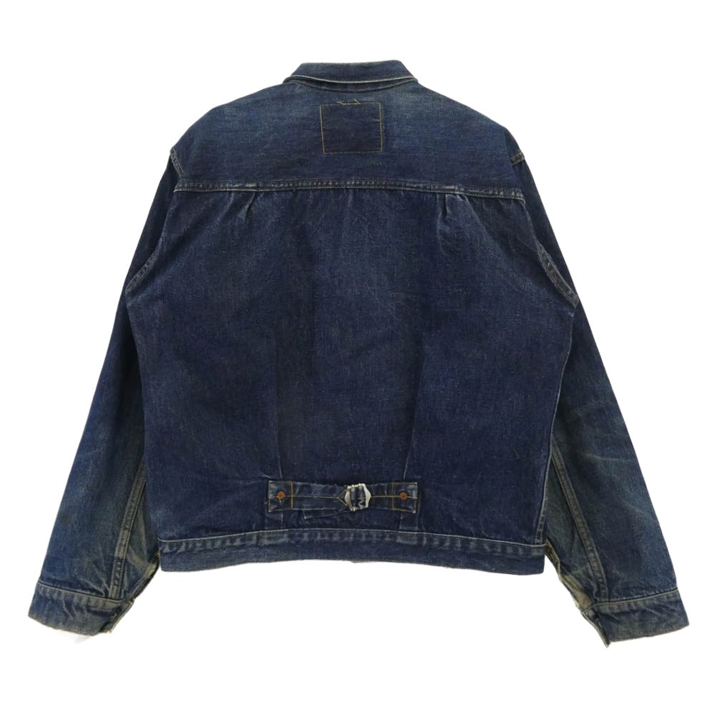 Levi's リーバイス 506XX バレンシア工場製 米国製 ボタン裏555刻印 97年製 1st デニム ジャケット インディゴブルー系 40【中古】