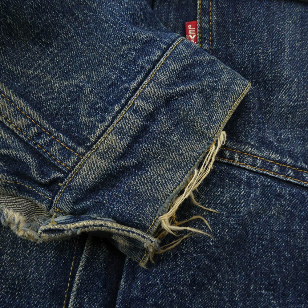 Levi's リーバイス 506XX バレンシア工場製 米国製 ボタン裏555刻印 97年製 1st デニム ジャケット インディゴブルー系 40【中古】