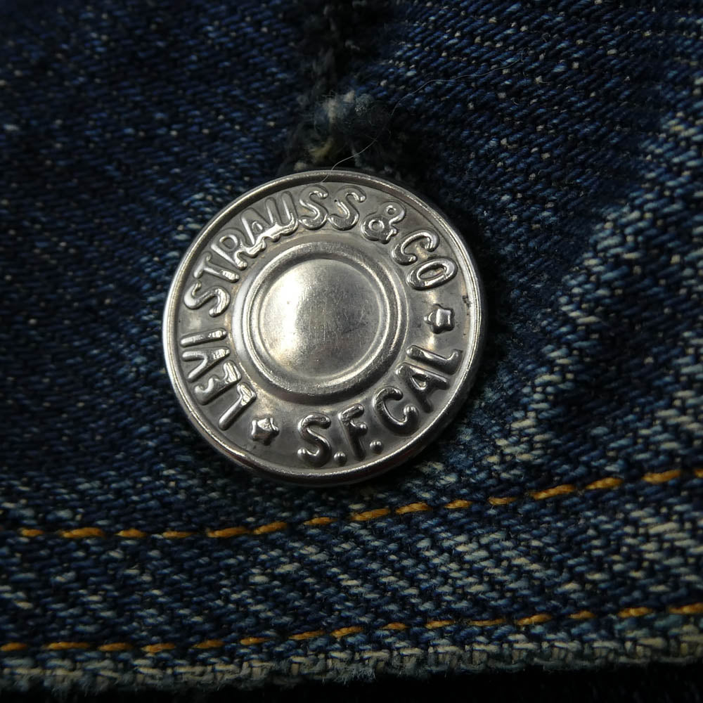 Levi's リーバイス 506XX バレンシア工場製 米国製 ボタン裏555刻印 97年製 1st デニム ジャケット インディゴブルー系 40【中古】