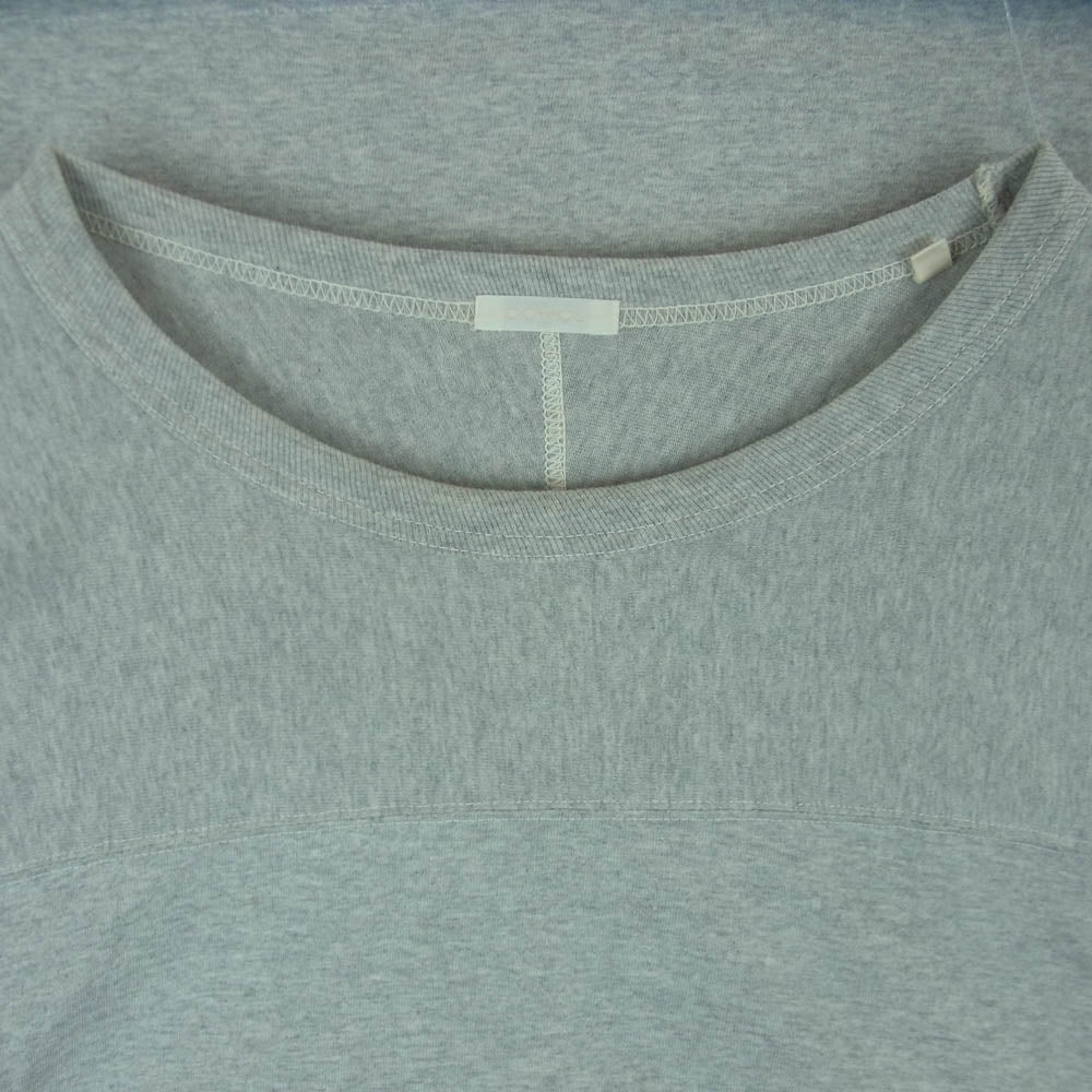 COMOLI コモリ 20AW S03-05003 フットボール 長袖 Tシャツ カットソー 日本製 グレー系 3【中古】