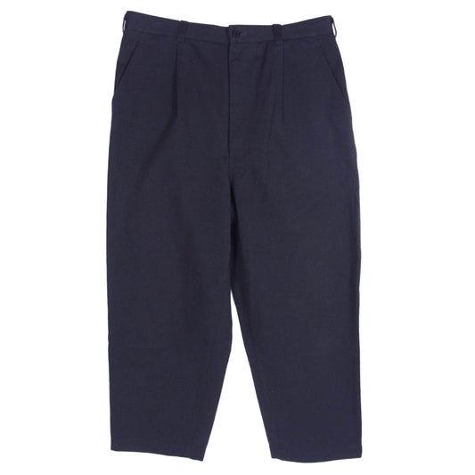 COMME des GARCONS HOMME コムデギャルソンオム 22AW HJ-P003 AD2022 コットン チノ クロス トラウザーズ パンツ チャコール系 M【中古】
