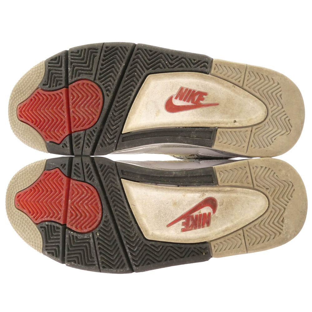 NIKE ナイキ 840606-192 Air Jordan 4 Retro White Cement (2016) エアジョーダン4 レトロ ホワイト セメント ホワイト系 26.5cm【中古】