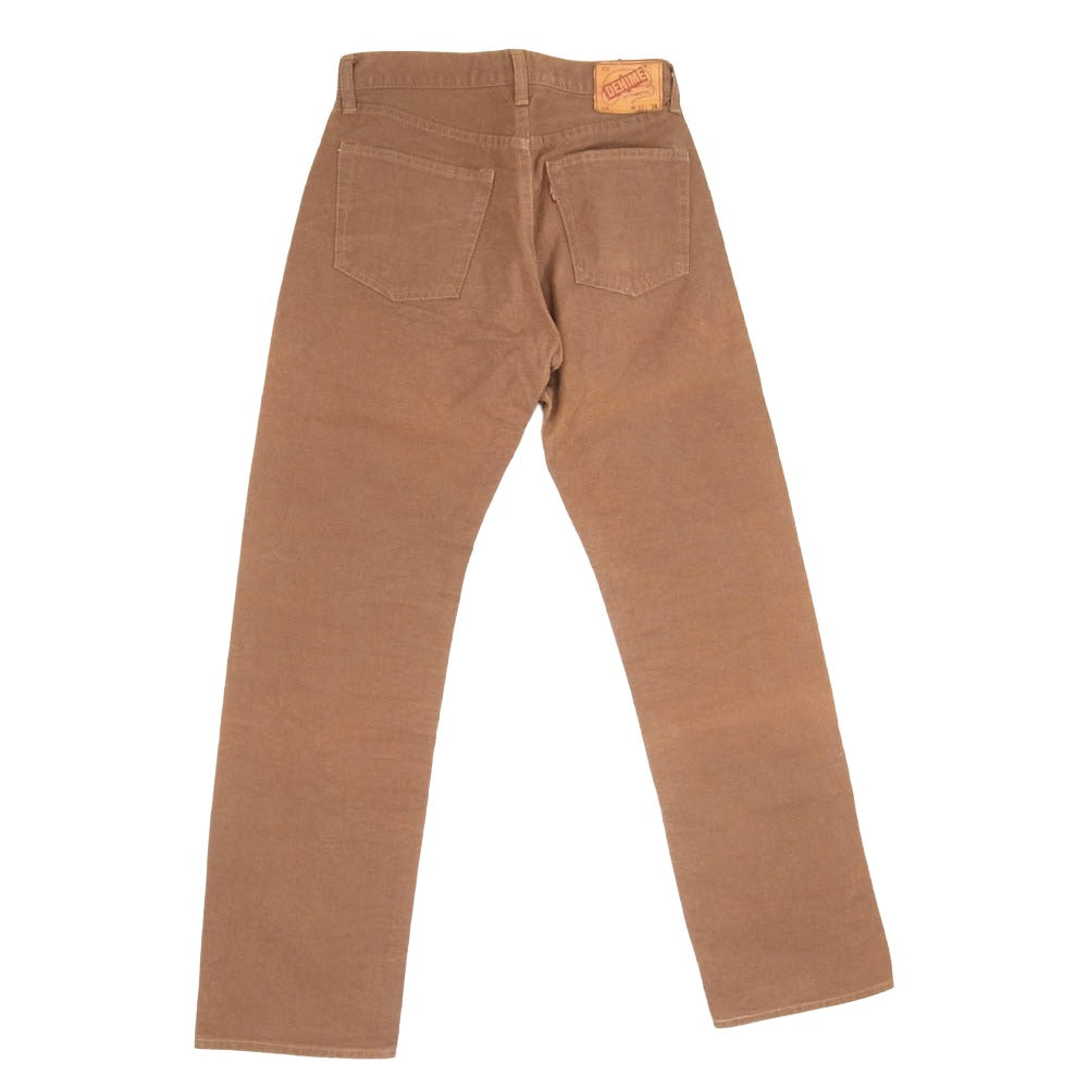 Denime ドゥニーム オリゾンティ期 ダック ボタンフライ ストレート 5P パンツ ブラウン系 31【中古】