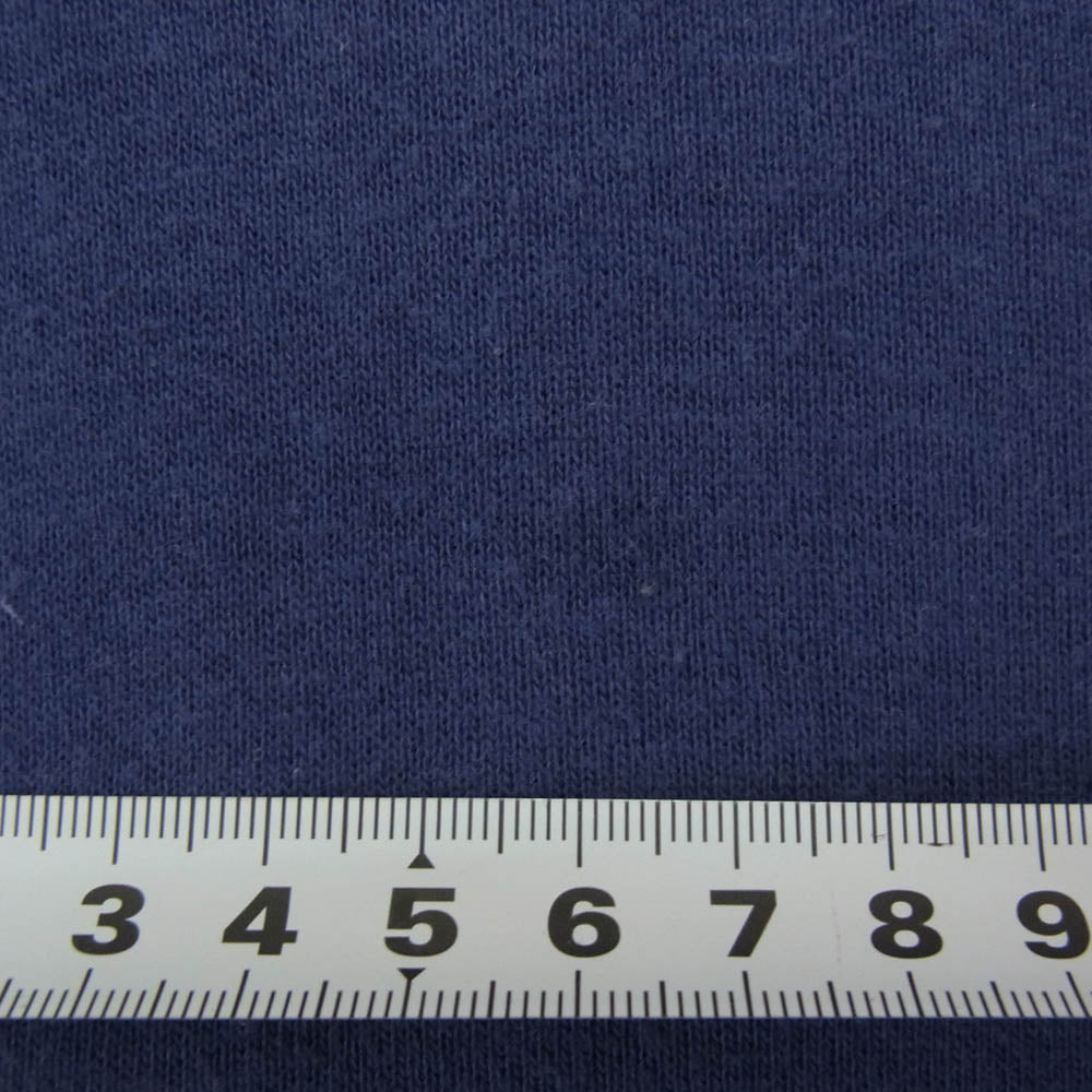 TWO MOON トゥームーン 92022 両V 丸胴 クルーネック スウェット ブルー ネイビー系 36【中古】