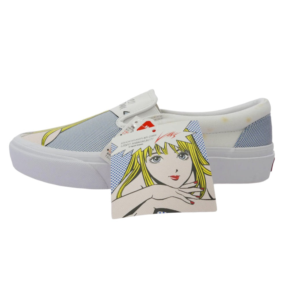 VANS バンズ ×江口寿史 V98R HIBARIKUN SLIP ON スリッポン ローカット スニーカー 25cm【中古】