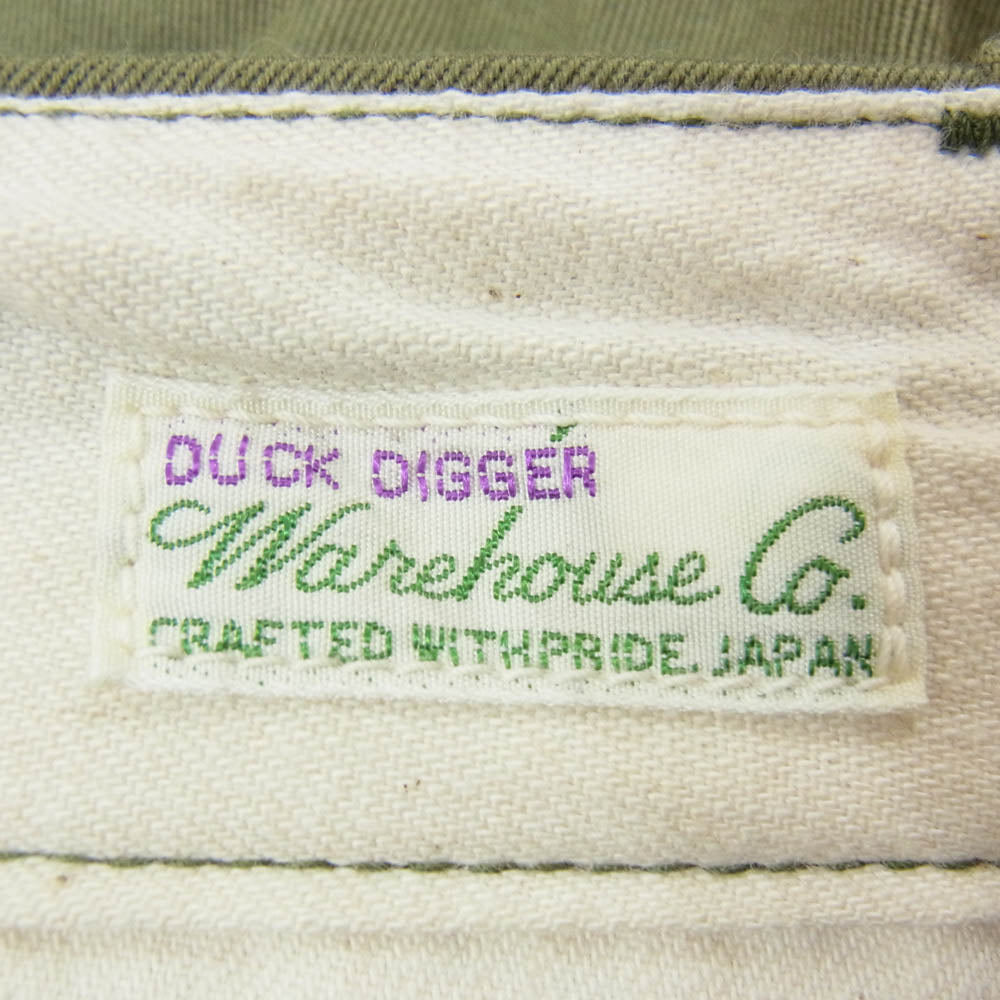 WAREHOUSE ウエアハウス DUCK DIGGER コットン 日本製 チノ パンツ カーキ系 29【中古】