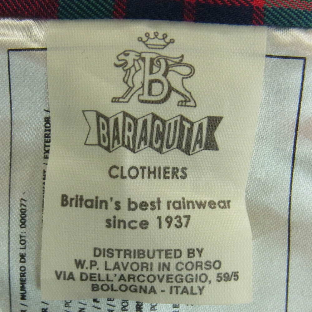 BARACUTA バラクータ G9 スウィングトップ ハリントン ジャケット イングランド製 レッド系 34【中古】
