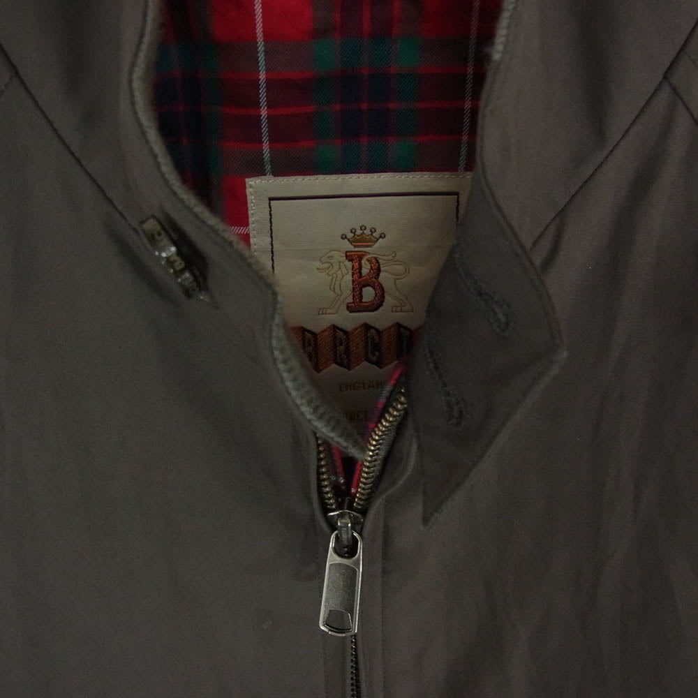 BARACUTA バラクータ G9 スウィングトップ ハリントン ジップアップ ジャケット グレー系 34【中古】