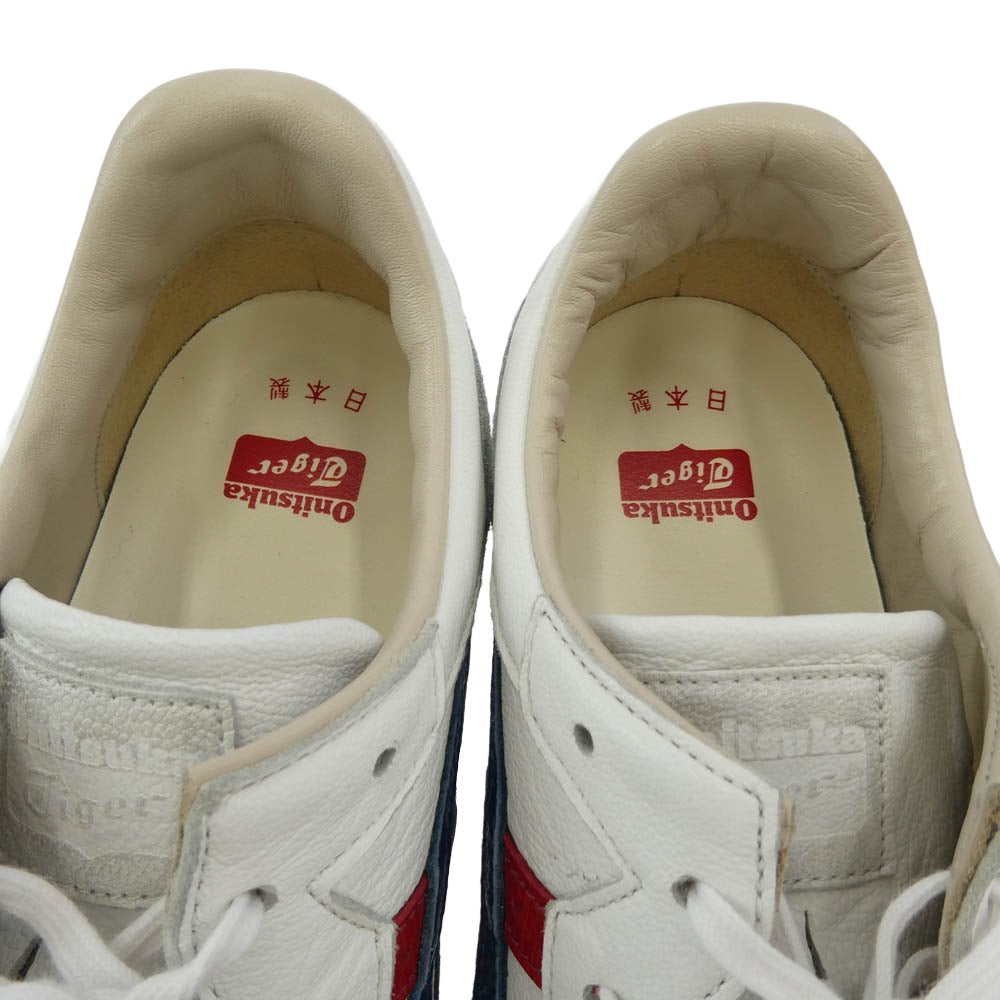 ONITSUKA TIGER オニツカタイガー 1183B563-100 NIPPON MADE TIGER ALLY DELUXE ローカット スニーカー ホワイト系 26cm【中古】