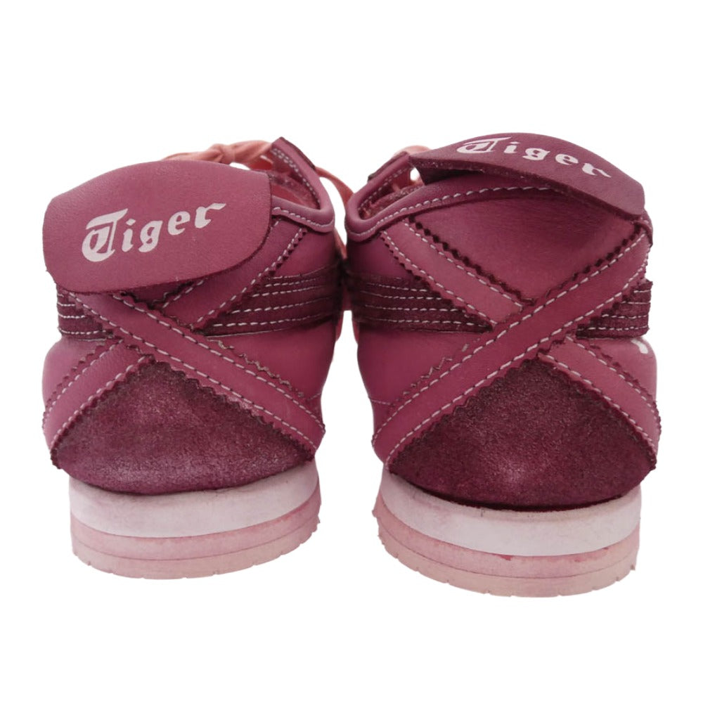 ONITSUKA TIGER オニツカタイガー 1183C407-700 NIPPON MADE Mexico 66 NM Ginger Peach Dark Cherry ローカット スニーカー ピンク系 25.5cm【極上美品】【中古】